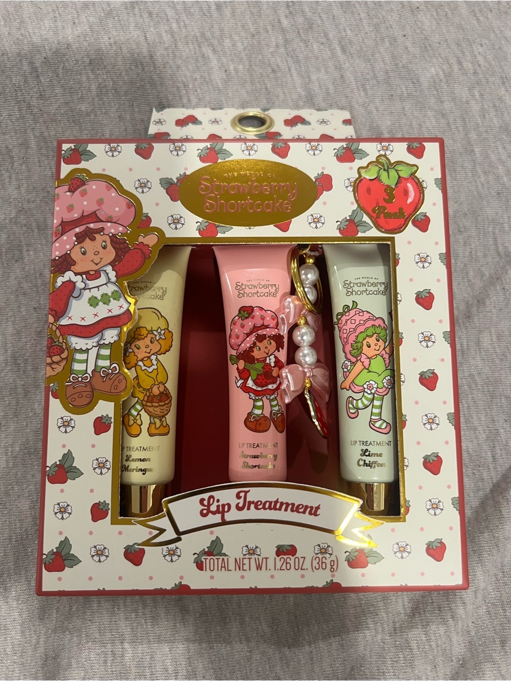 Strawberry Shortcake Pink Lip Treatment Trio